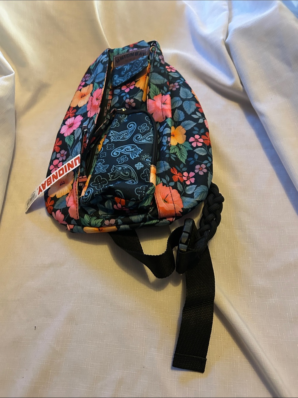 Floral Crossbody Sling Bag - Multicolor